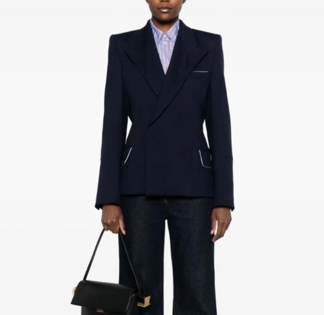 빅토리아베컴 네이비 블레이저 자켓 6사이즈 새상품 상품이미지1