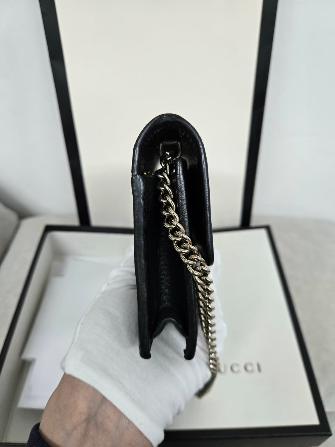 [보증서 정품] 구찌 인터로킹 숄더백 상품이미지1