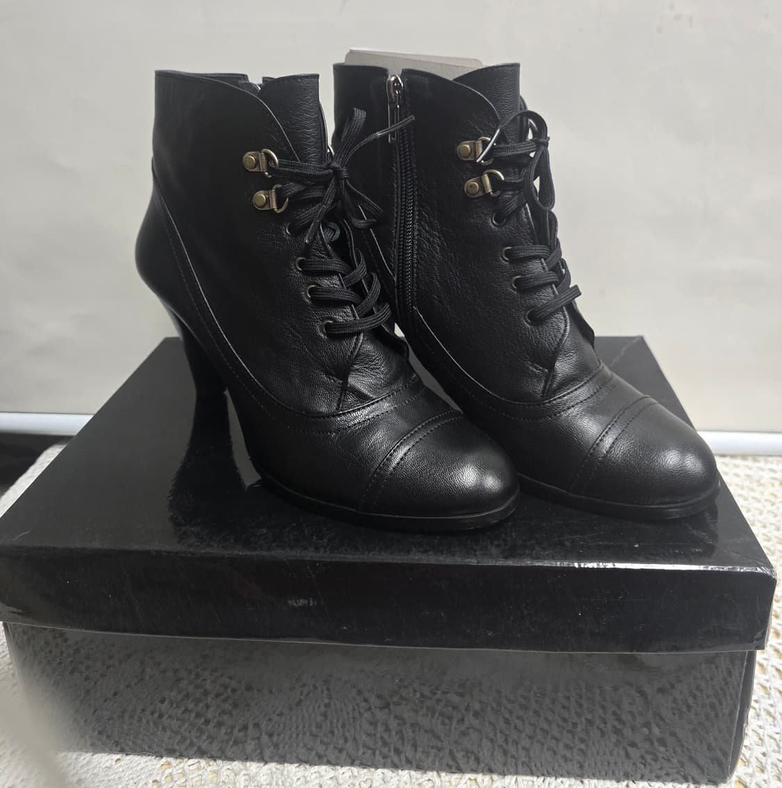 닥스 워커 앵클 부츠 245(굽8센티) 상품이미지1