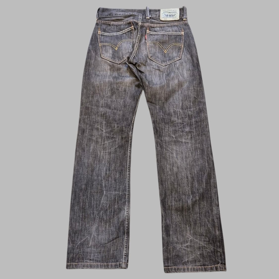 30인치 리바이스 523 워싱그레이 청바지  상품이미지2