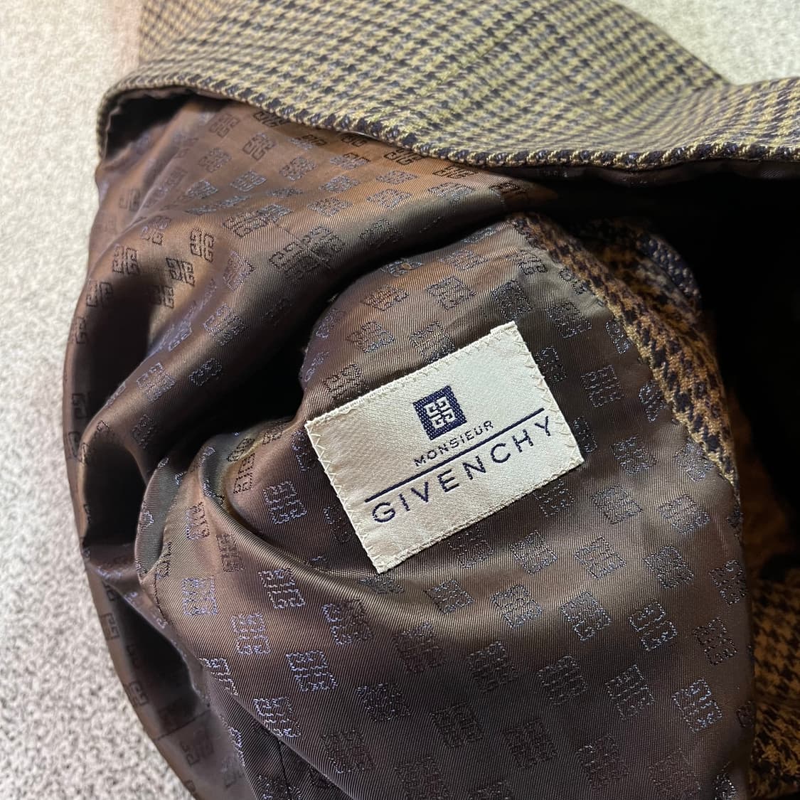 지방시 하운드 체크 울 블레이저 자켓 상품이미지6