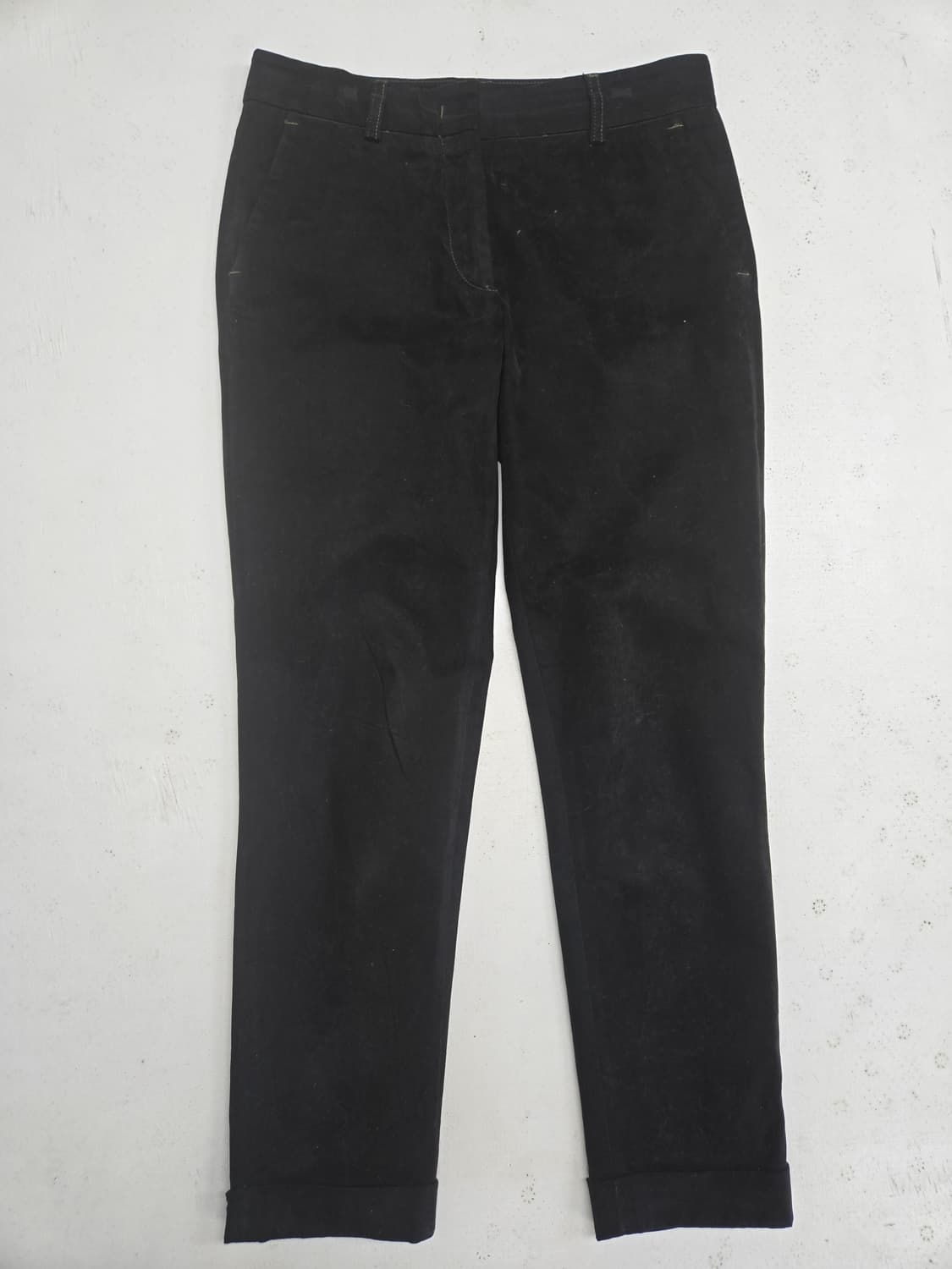 에트로 블랙 면바지 롤업 스타일 상품이미지1