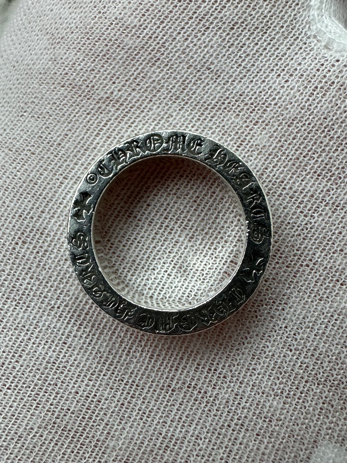 [US 5.5] 백화점판 정품 크롬하츠 퍽유링 6mm 상품이미지7