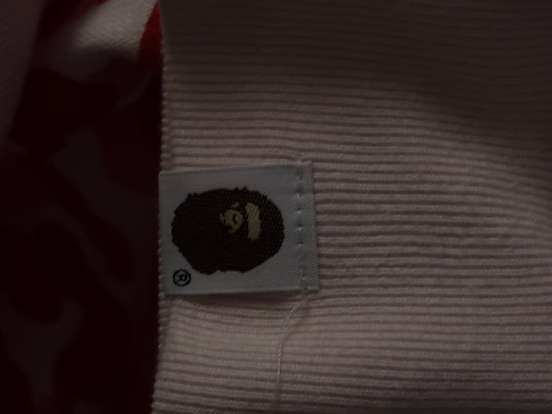 베이프 abc 카모 샤크 후드집업 핑크 M 상품이미지3