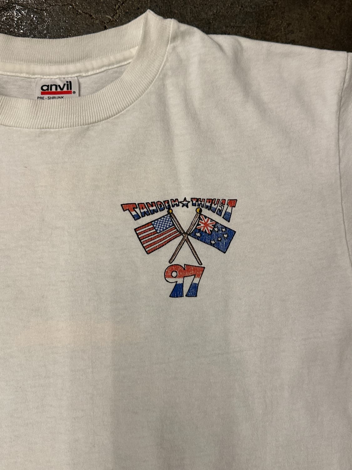 90s made in USA anvil 반팔티 M 상품이미지3