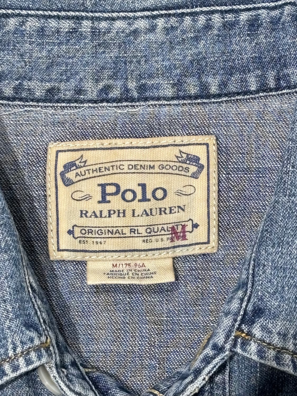 폴로랄프로렌 웨스턴 데님 셔츠 상품이미지6