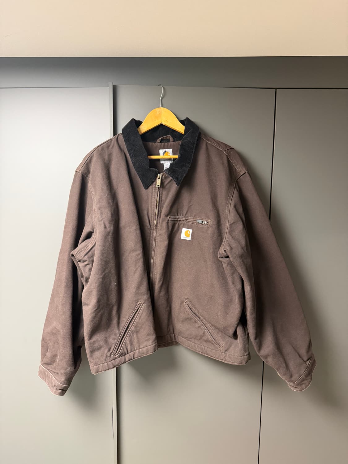 빈티지 칼하트 디트로이트 자켓 다크브라운 2XL 상품이미지1