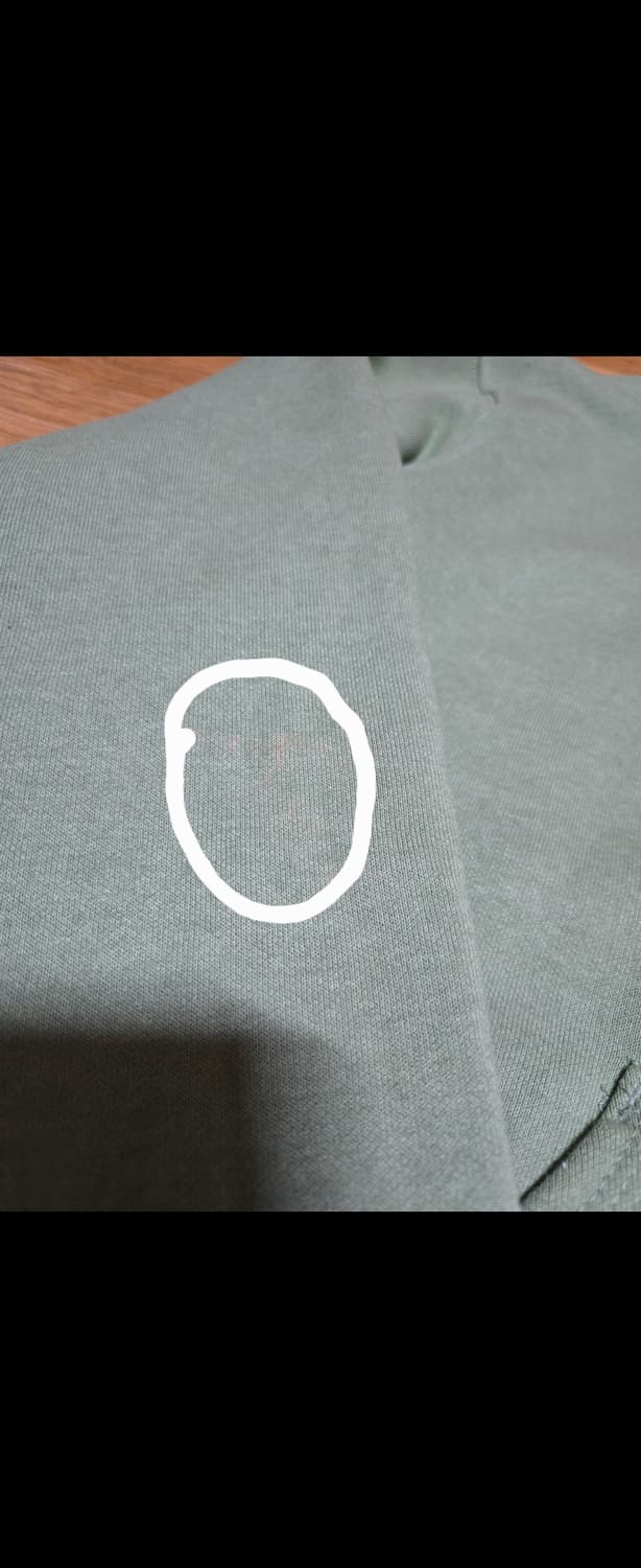 칼하트 뮤트 그린 기모 후드티셔츠(미착용) 상품이미지9