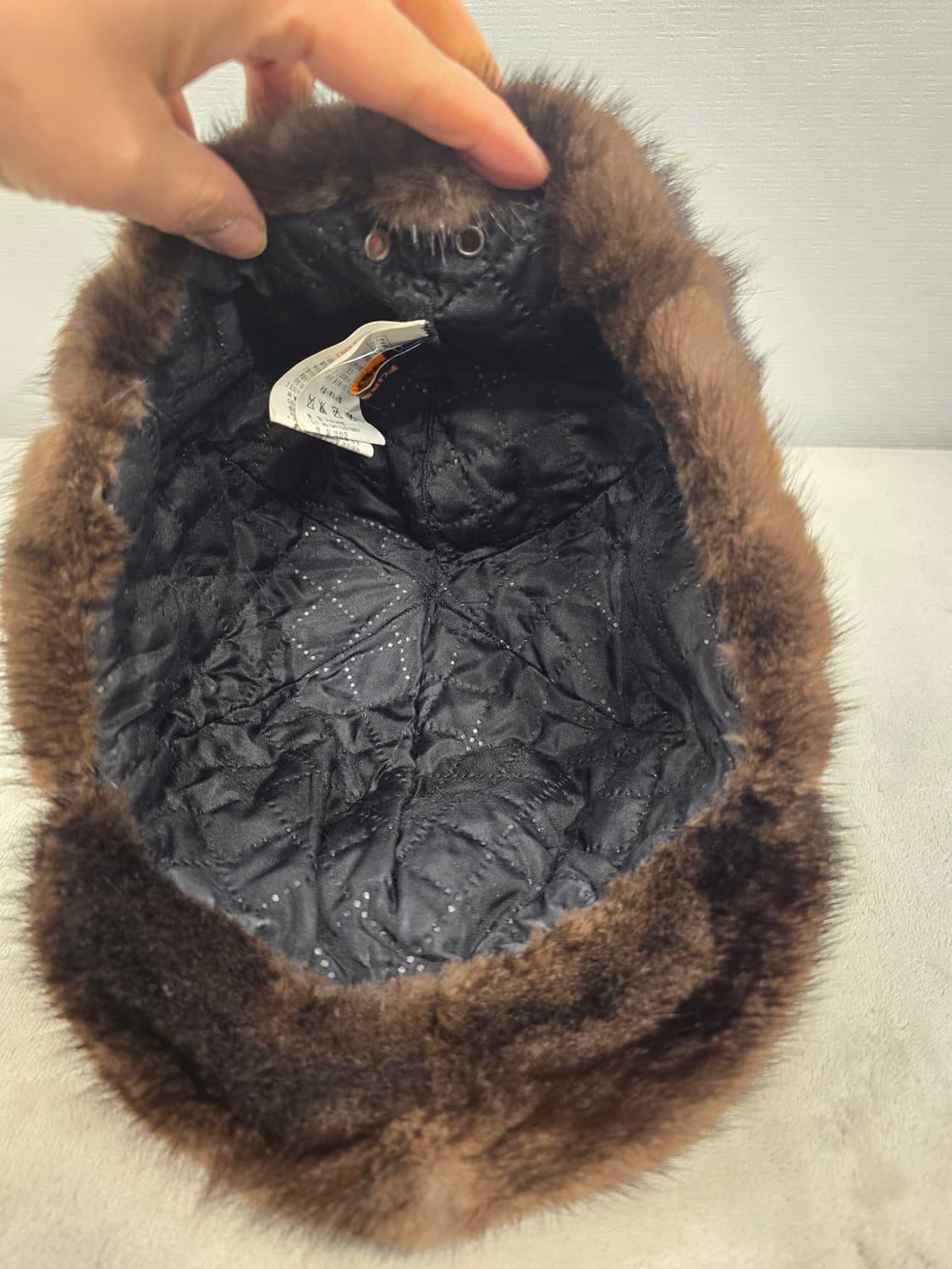 퍼스튬 FURST 밍크 털모자 M~L 상품이미지5