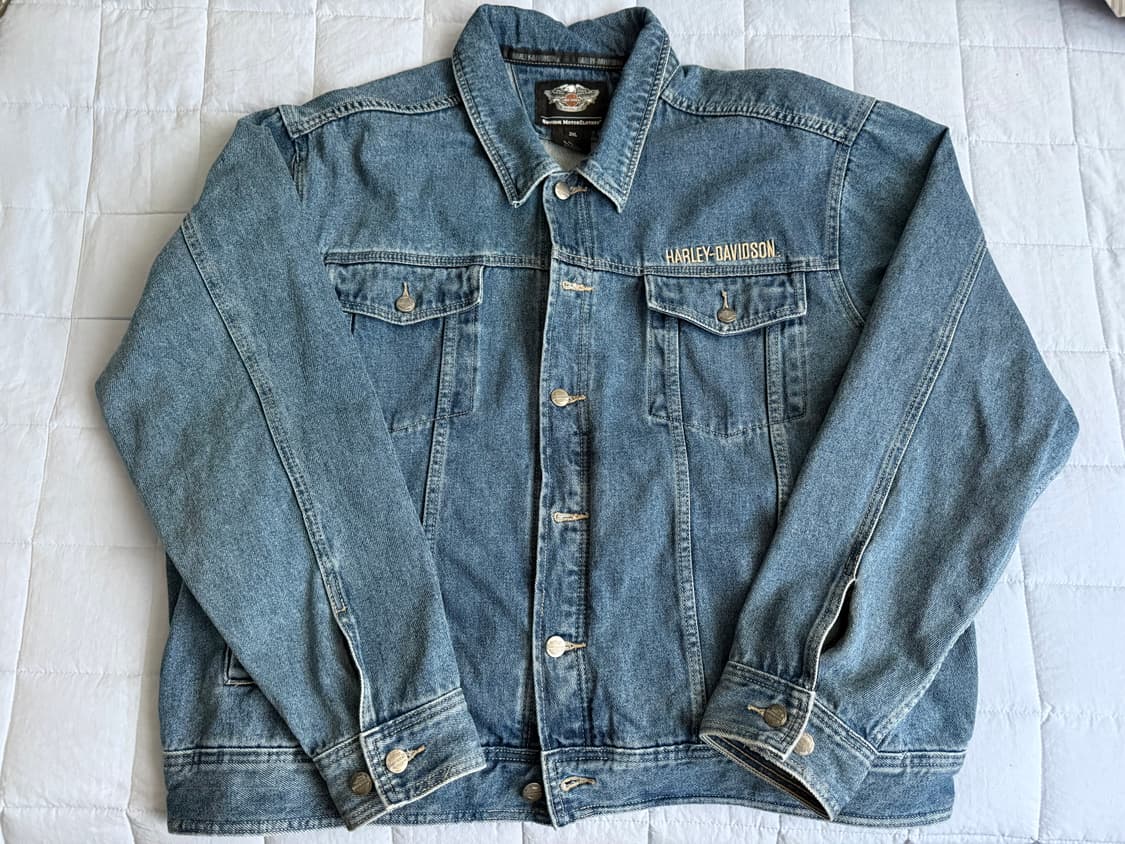 [2XL] 할리데이비슨 데님자켓 청자켓 상품이미지1
