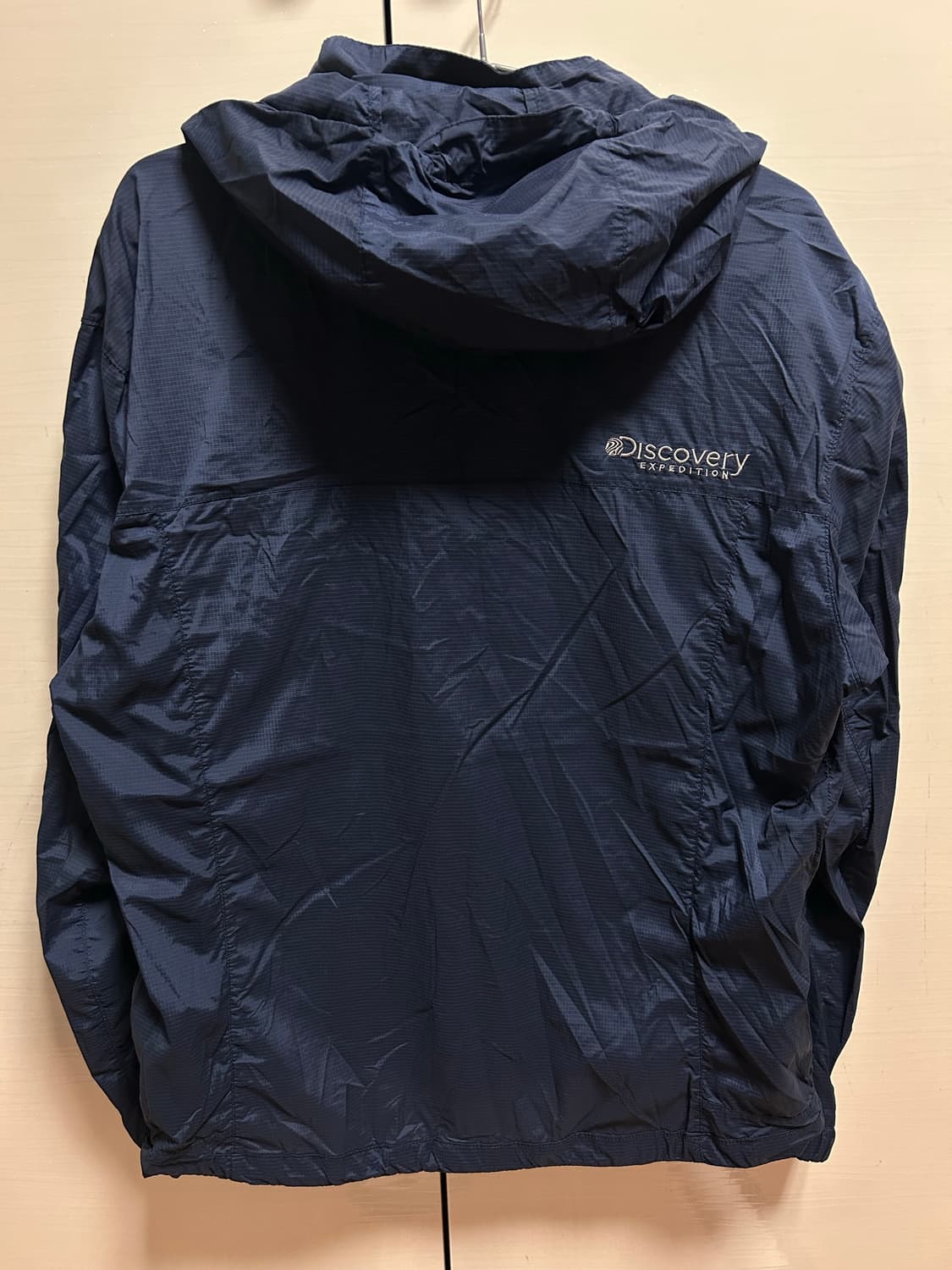 디스커버리 바람막이 네이비 100 상품이미지3