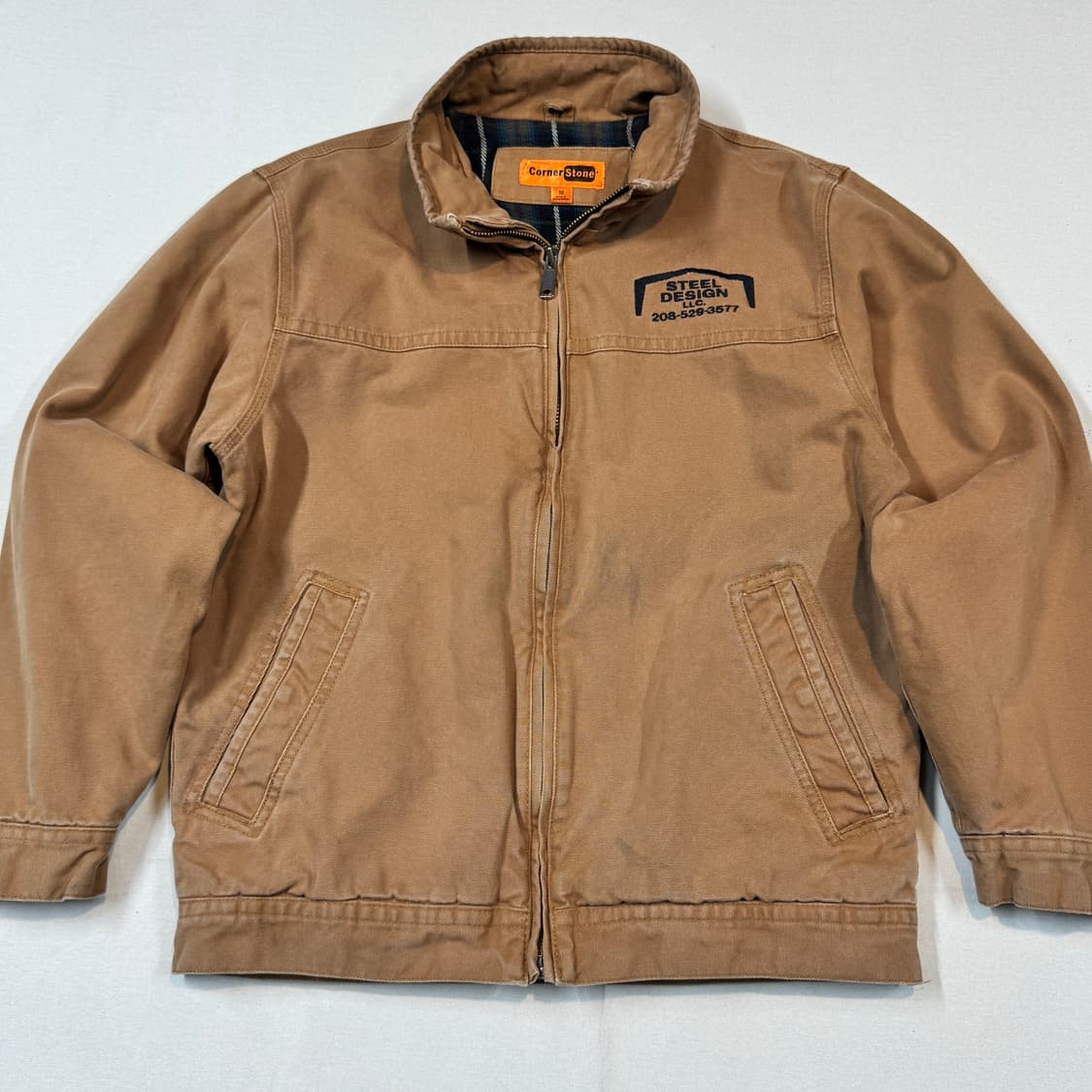 M) Corner Stone USA 워크웨어 워크 자켓 탄 브라운 상품이미지2