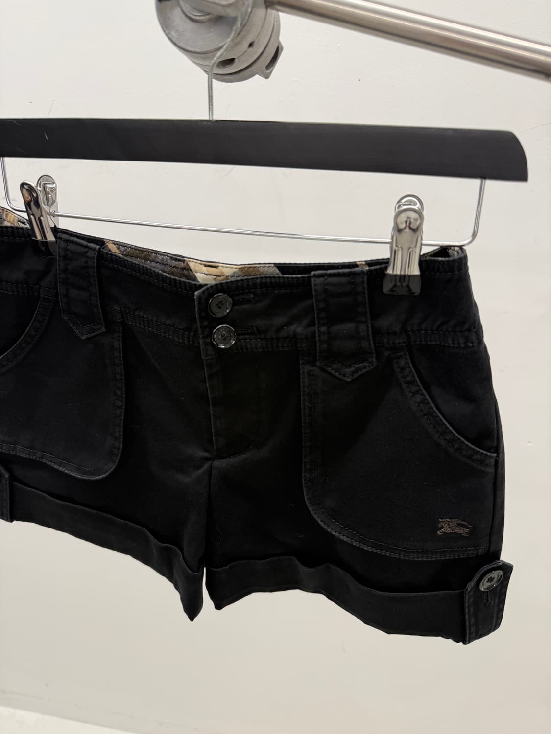 Burberry 버버리 블랙 포켓 숏팬츠 36 상품이미지1