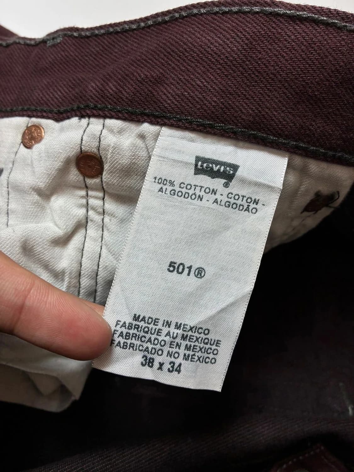 리바이스 00's 501xx 스트레이트 데님 팬츠 PN8087 상품이미지8