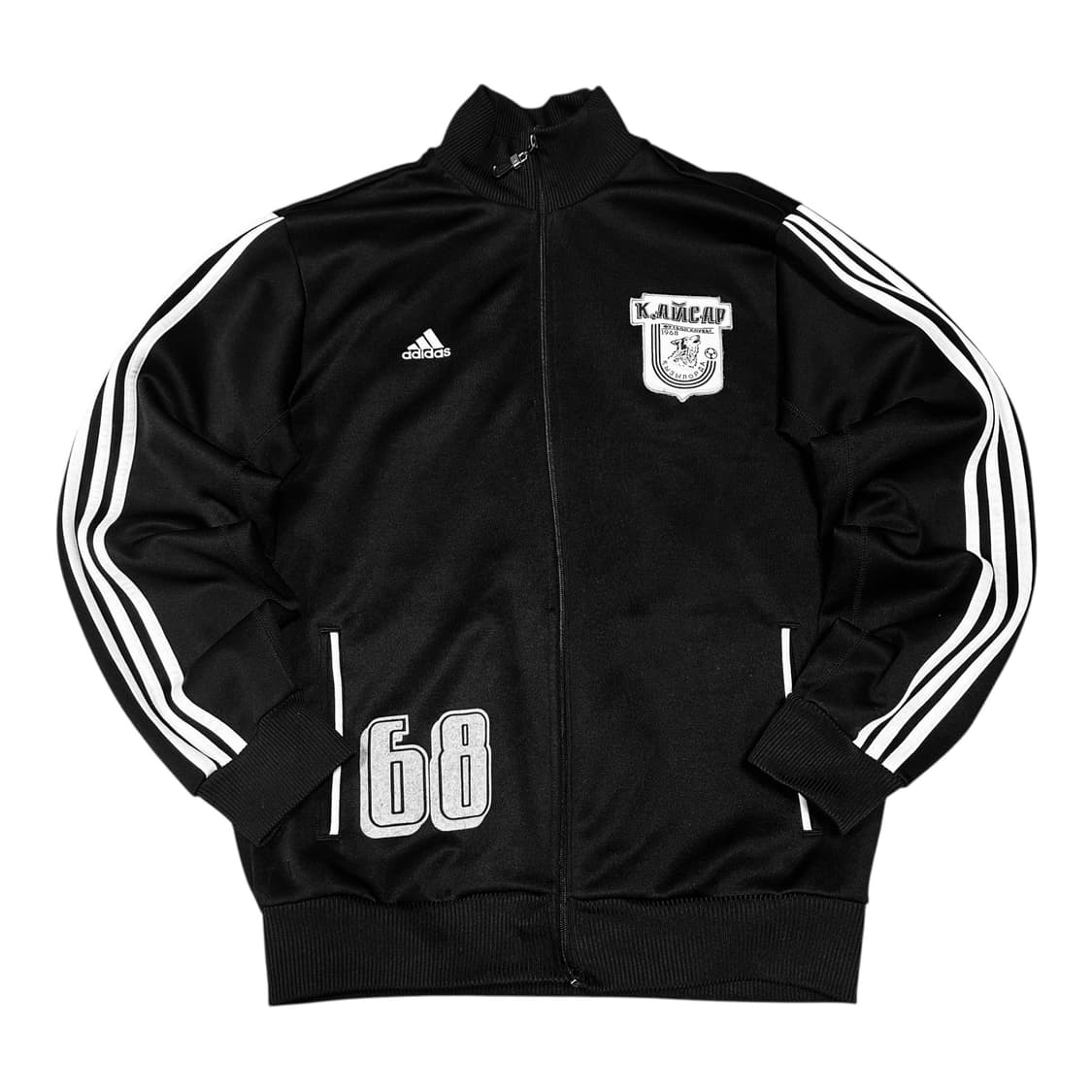 ✨ (바배) 아디다스 카이사르 울프 빅로고 블랙 트랙탑 져지 상품이미지2