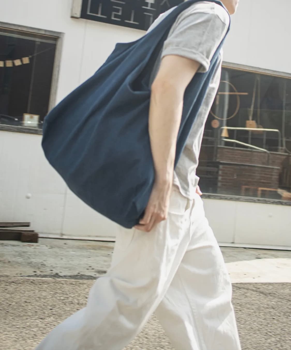 paseer 파세르 빈티디 캔버스 쇼퍼백 상품이미지2