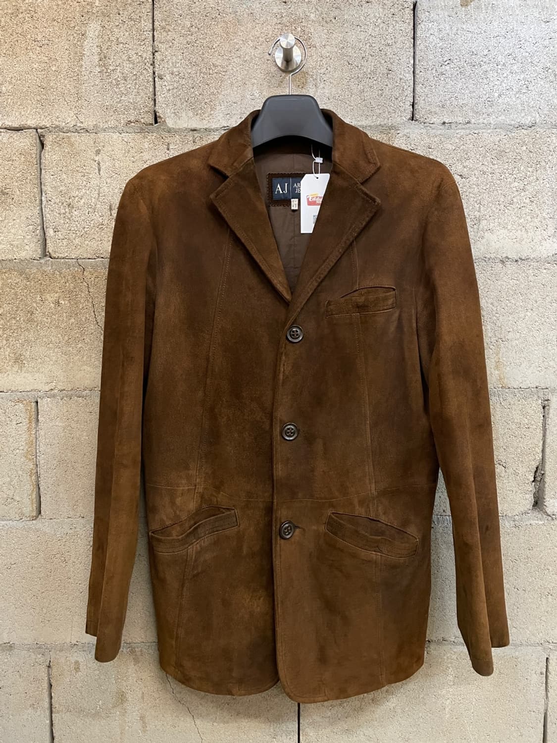 아르마니 진스 스웨이드 블레이저 자켓 상품이미지1