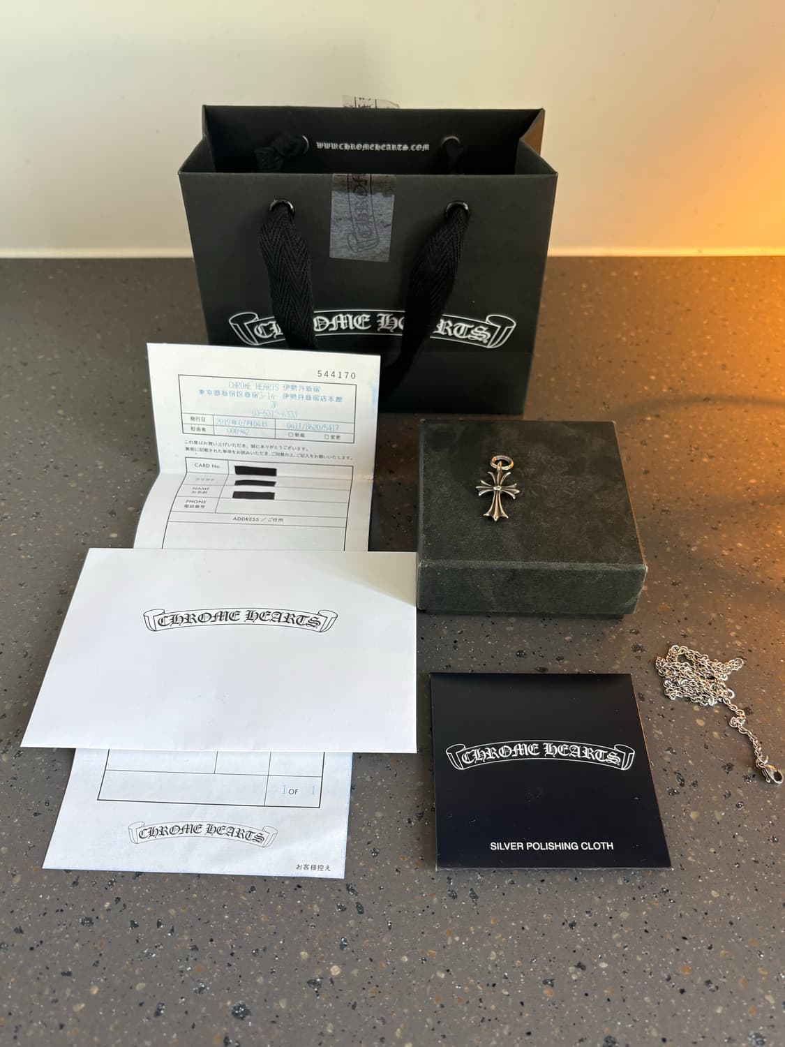 크롬하츠 타이니 CH 크로스 펜던트(참) 풀세트 상품이미지1