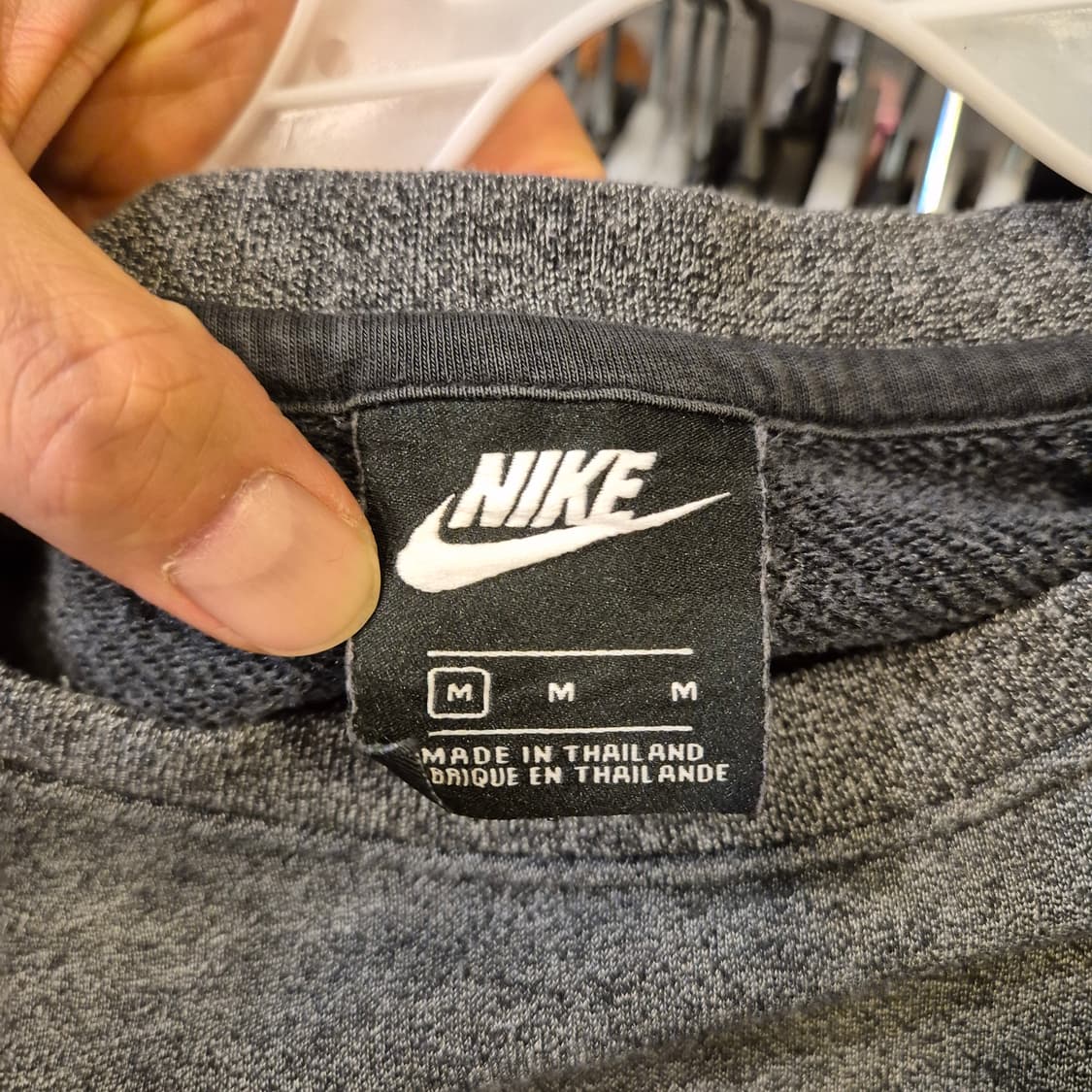 M 나이키 차콜 맨투맨  상품이미지3