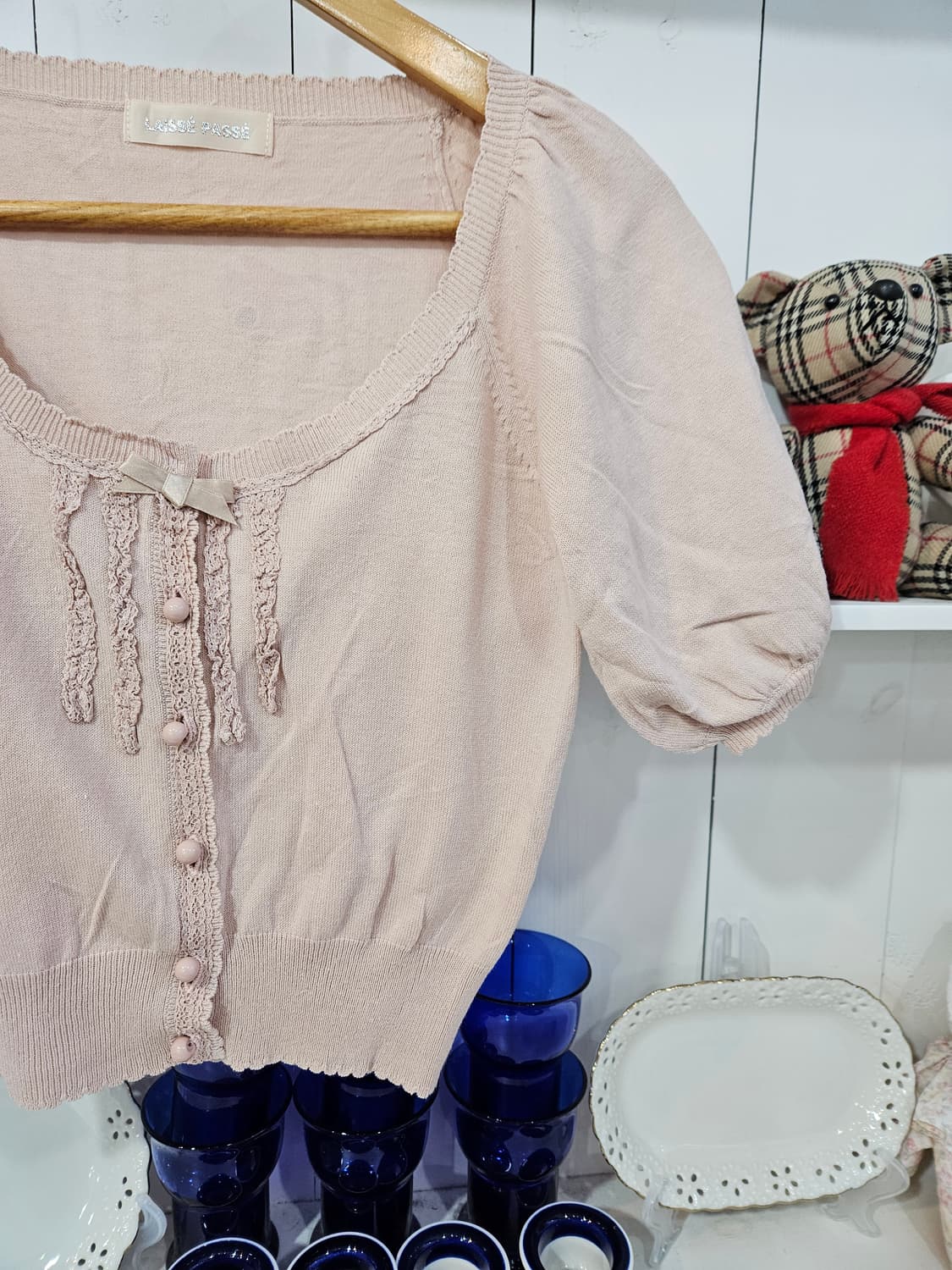 퍼프 니트 가디건 상품이미지3