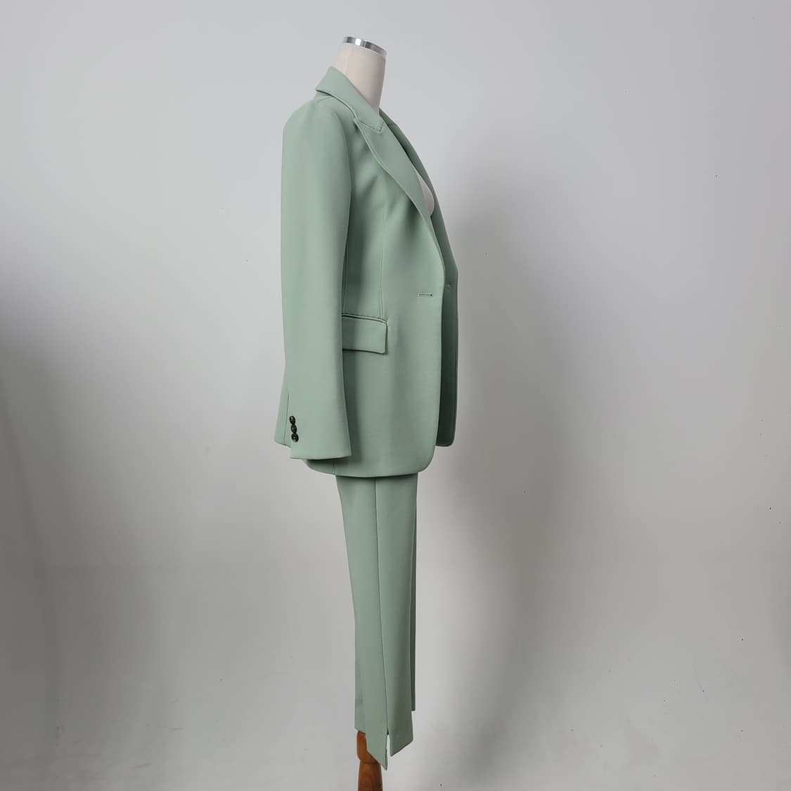 오브제 정장셋업 민트 상품이미지3