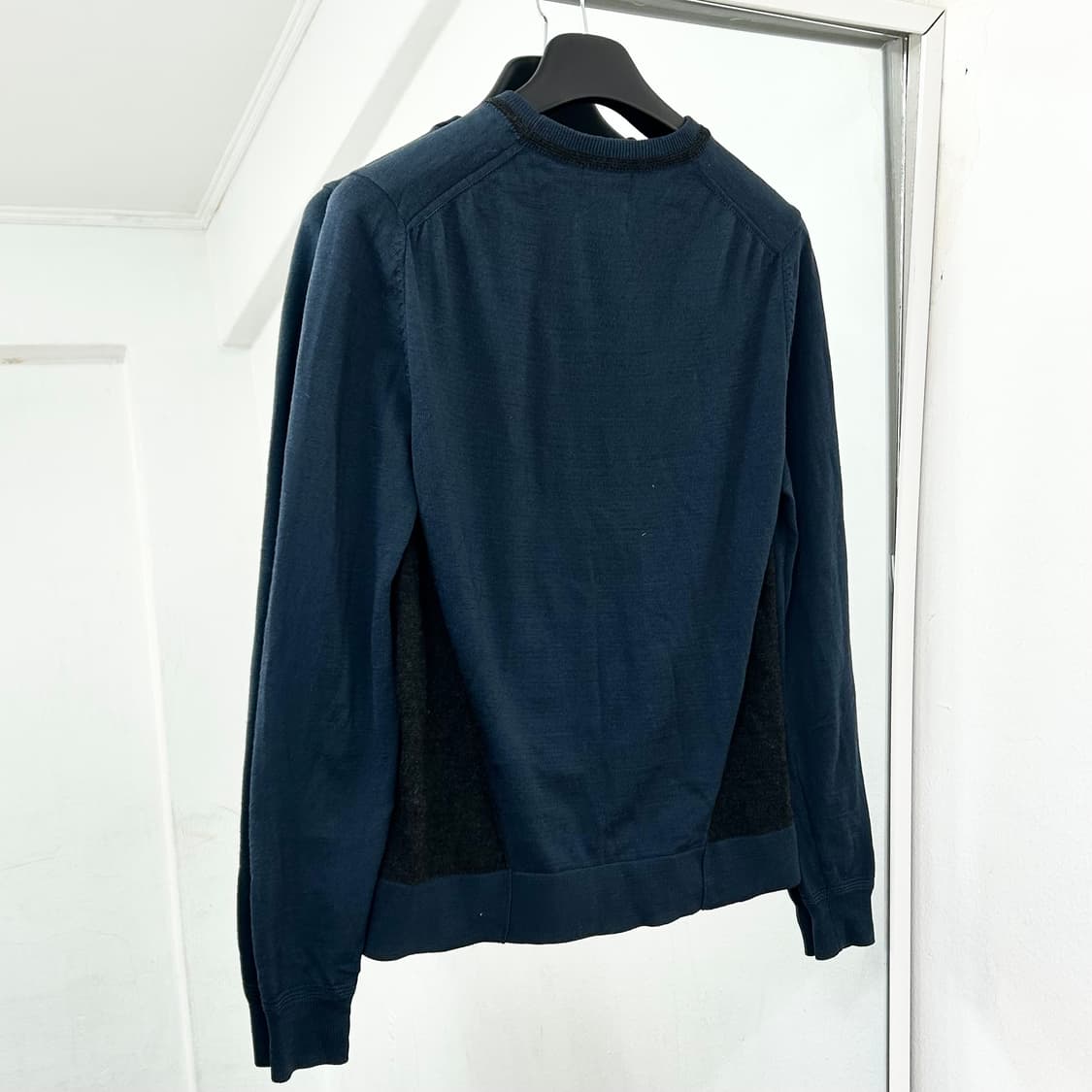 우영미 투톤 니트 상품이미지5