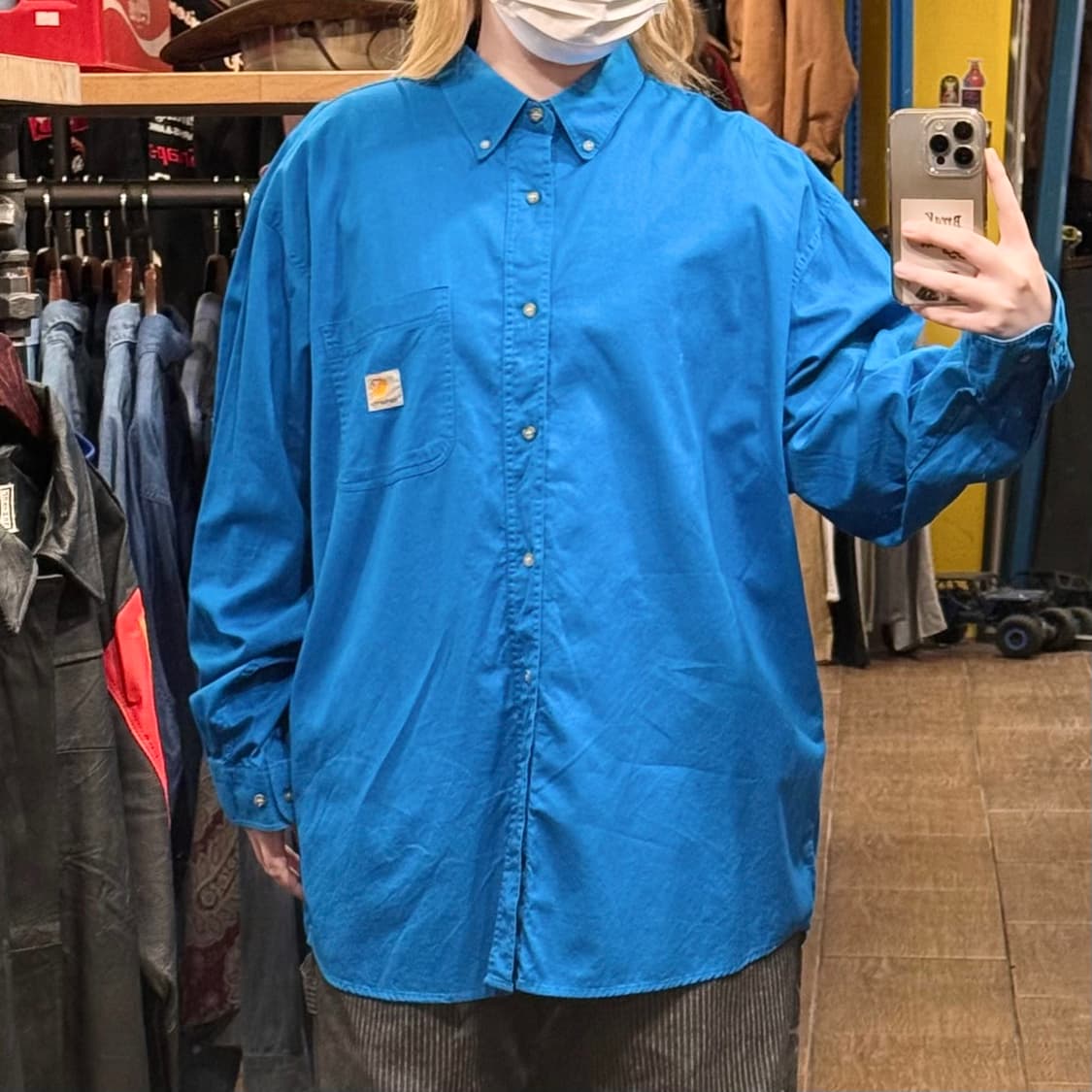 [HI] 칼하트 긴팔셔츠 블루  상품이미지1