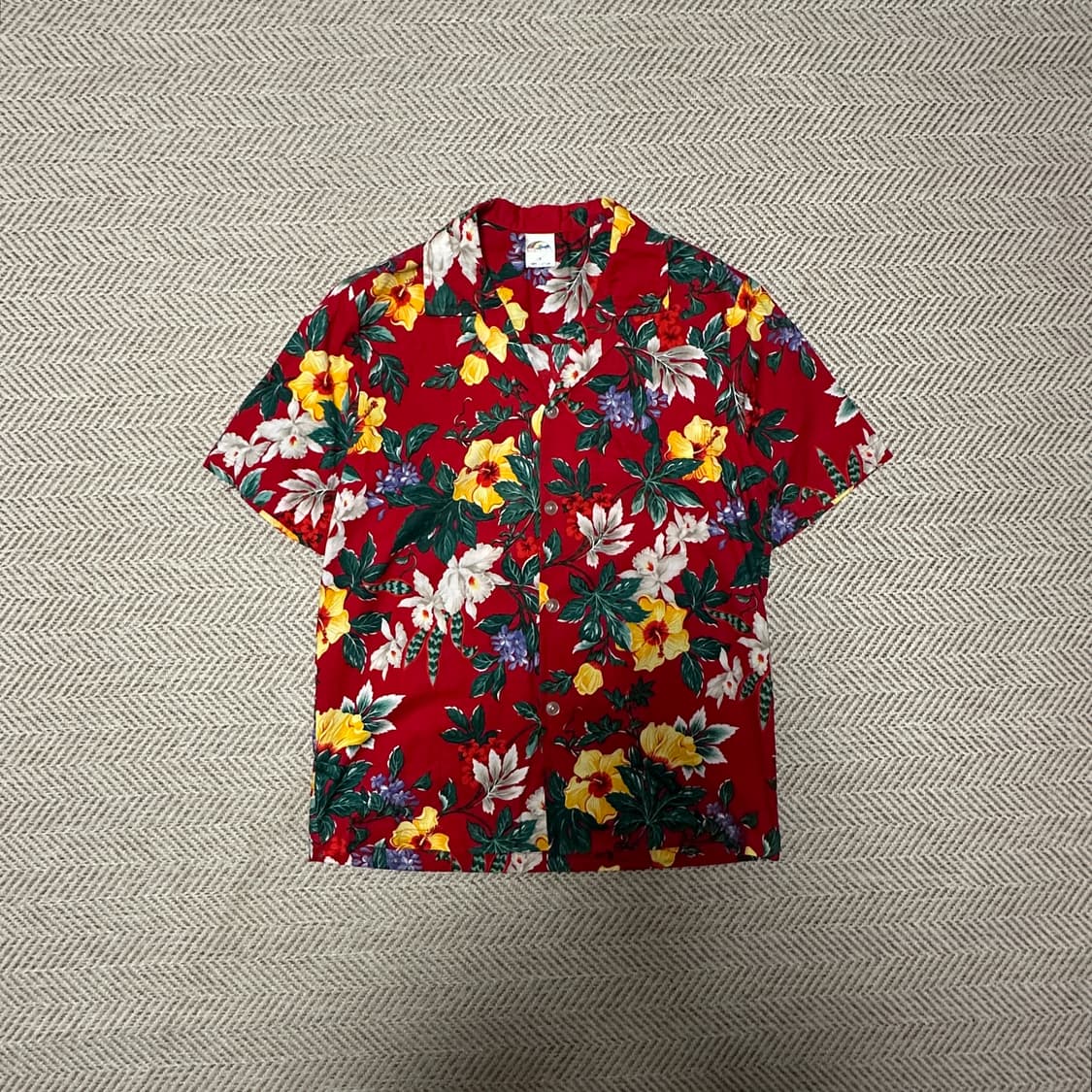 VINTAGE usa made hawaiian shirt 상품이미지1