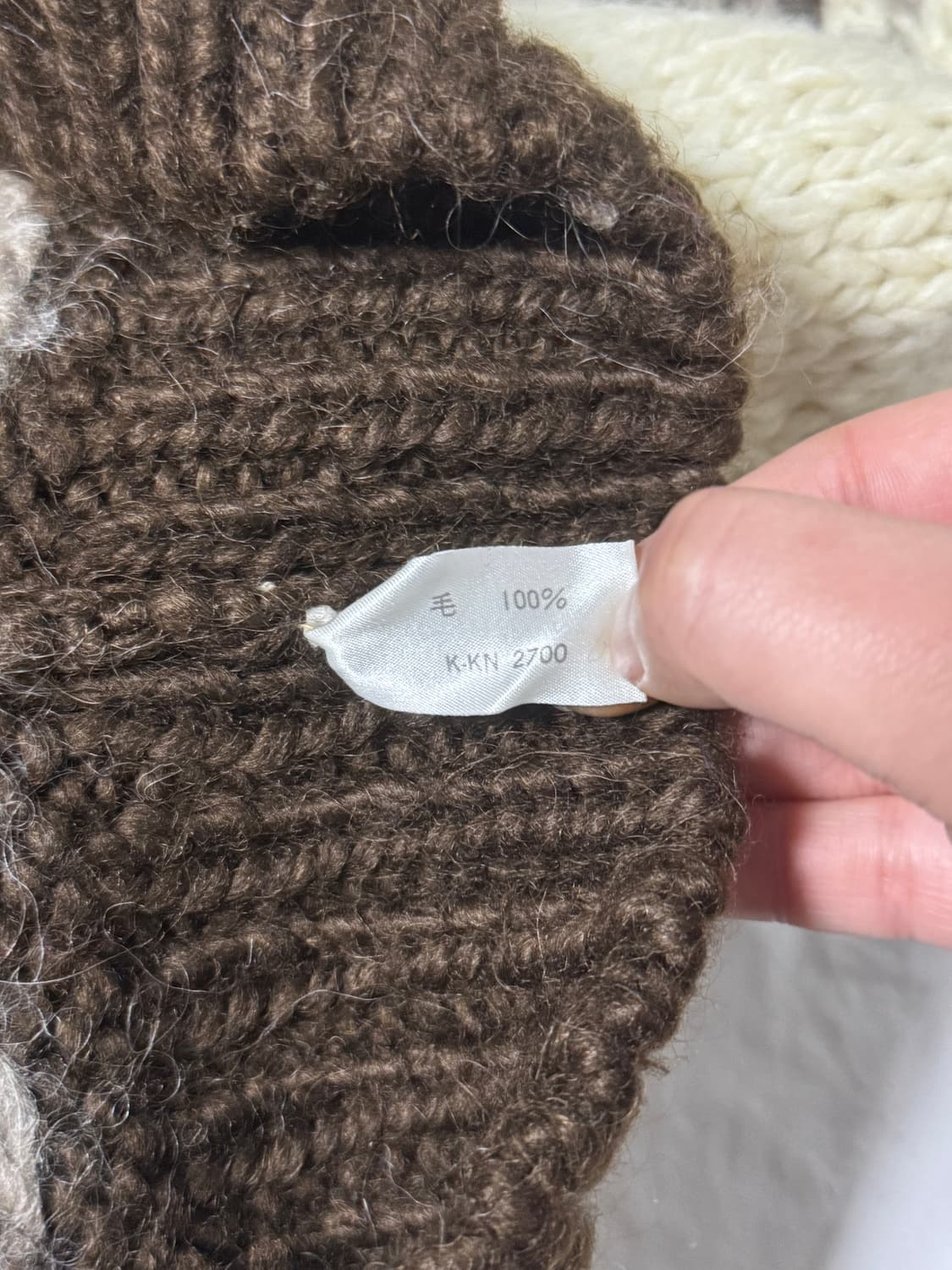 빈티지 노르딕 헤비울 니트 상품이미지5