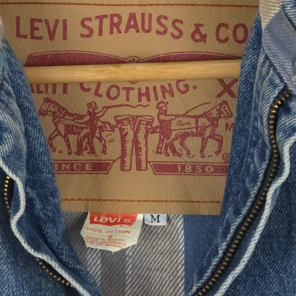 [M] 리바이스 빈티지 데님 블루종 상품이미지5