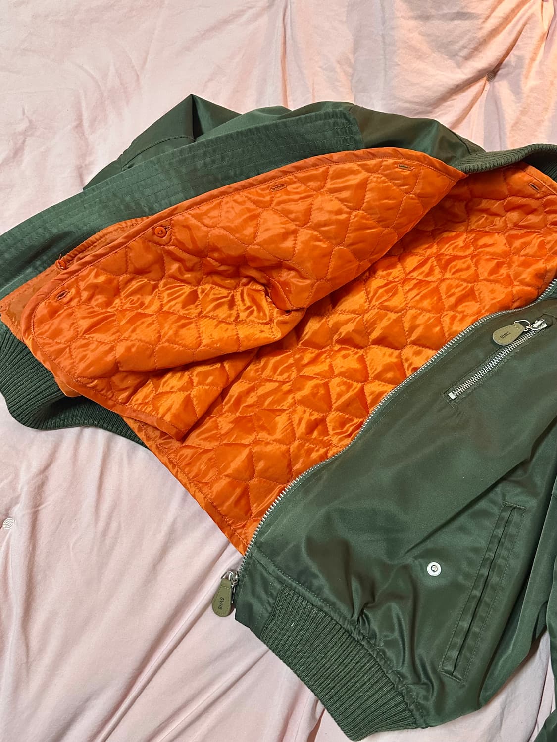 스위브 투웨이 크롭 봄버자켓 상품이미지2