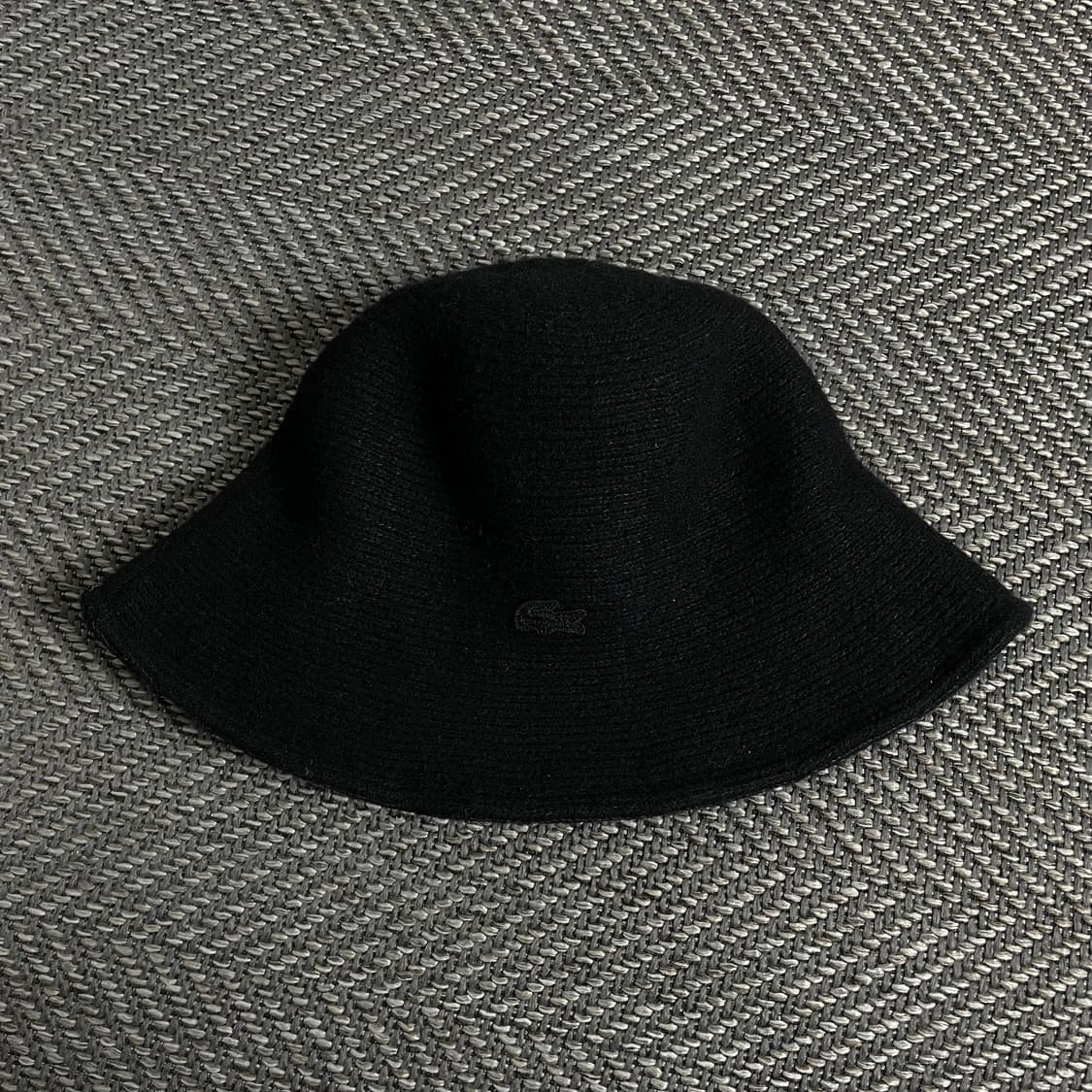 라코스테 자수로고 블랙 버킷햇y 3205 상품이미지3