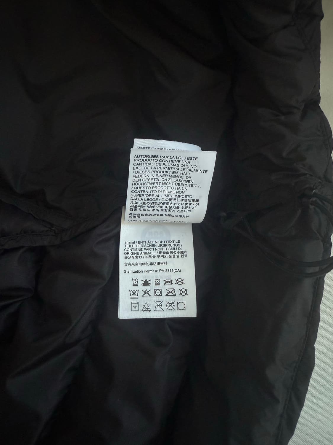 (정품) 아크테릭스 세륨 후디 경량패딩 자켓 블랙 l 상품이미지6