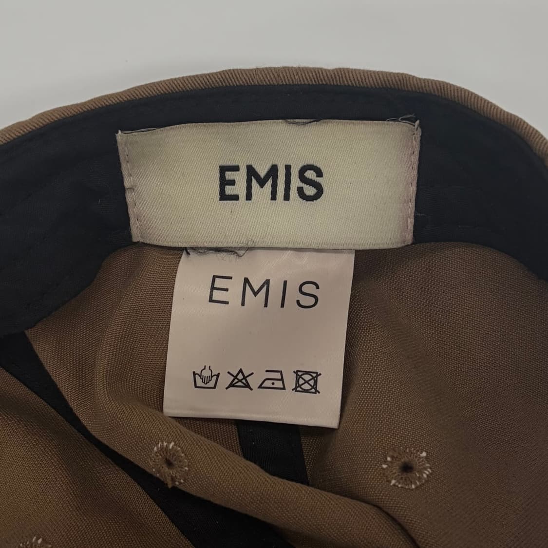 EMIS 이미스 빅로고 브라운 볼캡 상품이미지3