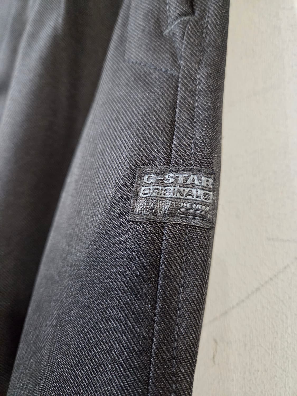 G-STAR검정색 플리츠 와이드 팬츠(W28/L30) 상품이미지5