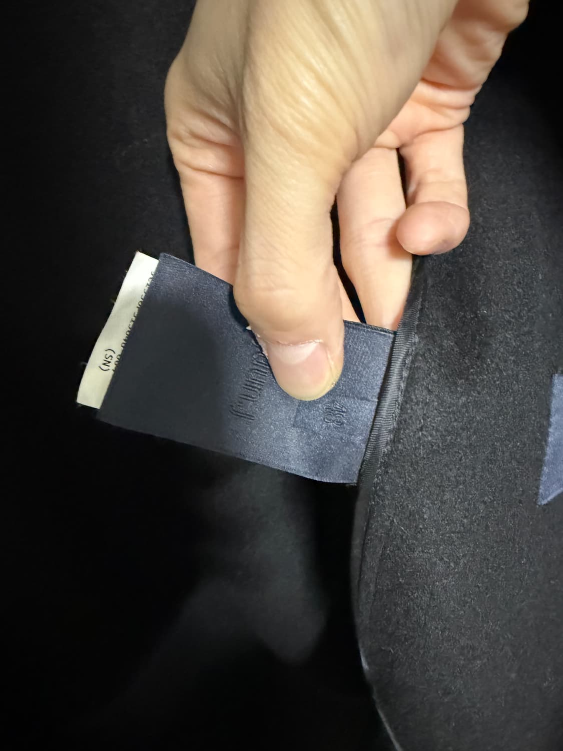 준지 멕시 코트 블랙 48사이즈 상품이미지8