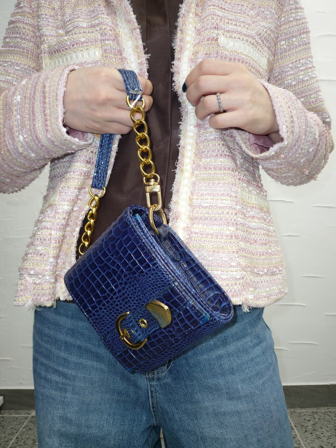 pink tweed jacket 상품이미지3