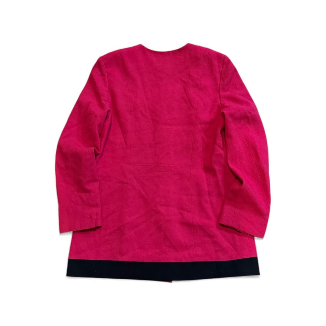 Christian Dior 80's 빈티지 레드 울 스커트 수트 재킷 상품이미지3