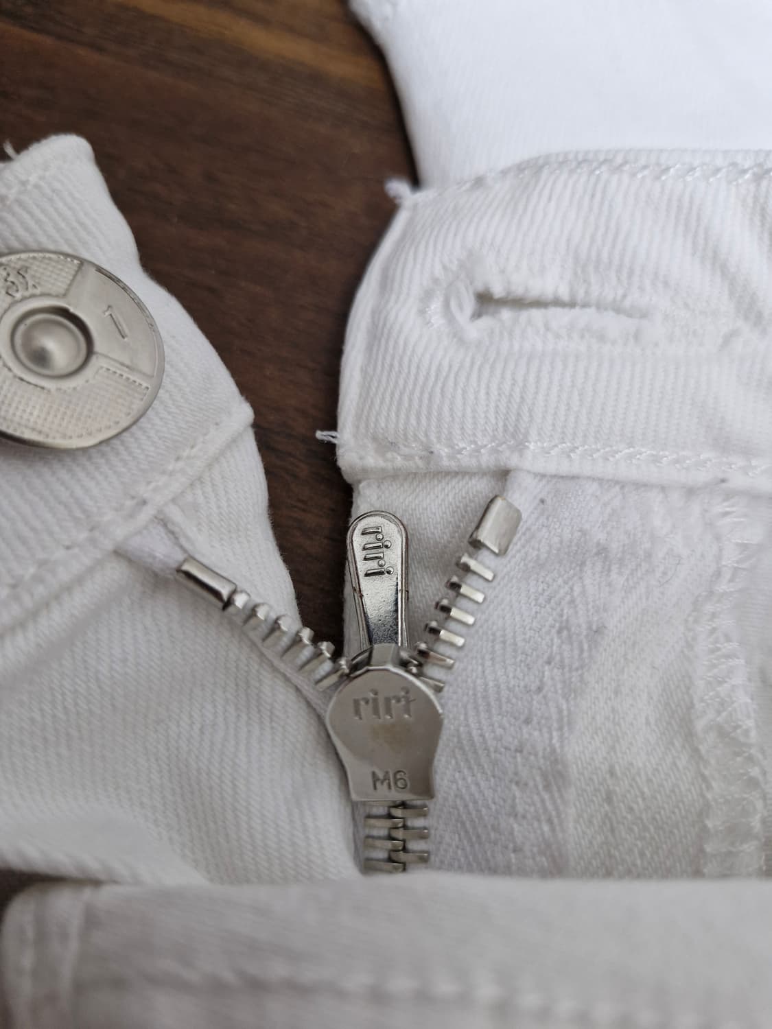 [24] 3x1 화이트 디스 스키니 데님진 상품이미지4