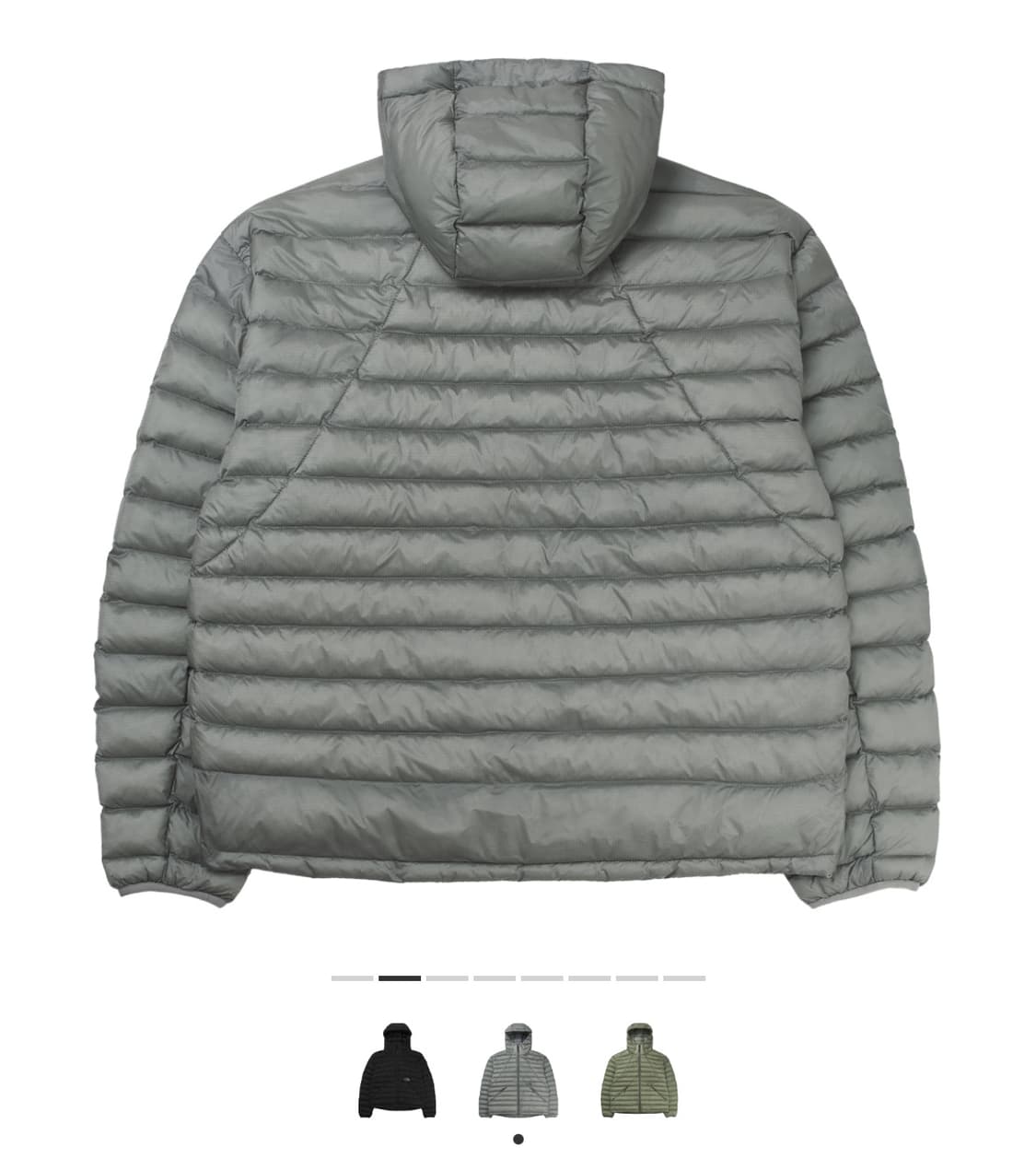 노스페이스 벤투스 온 자켓 패딩 실버 - 25FW 상품이미지2