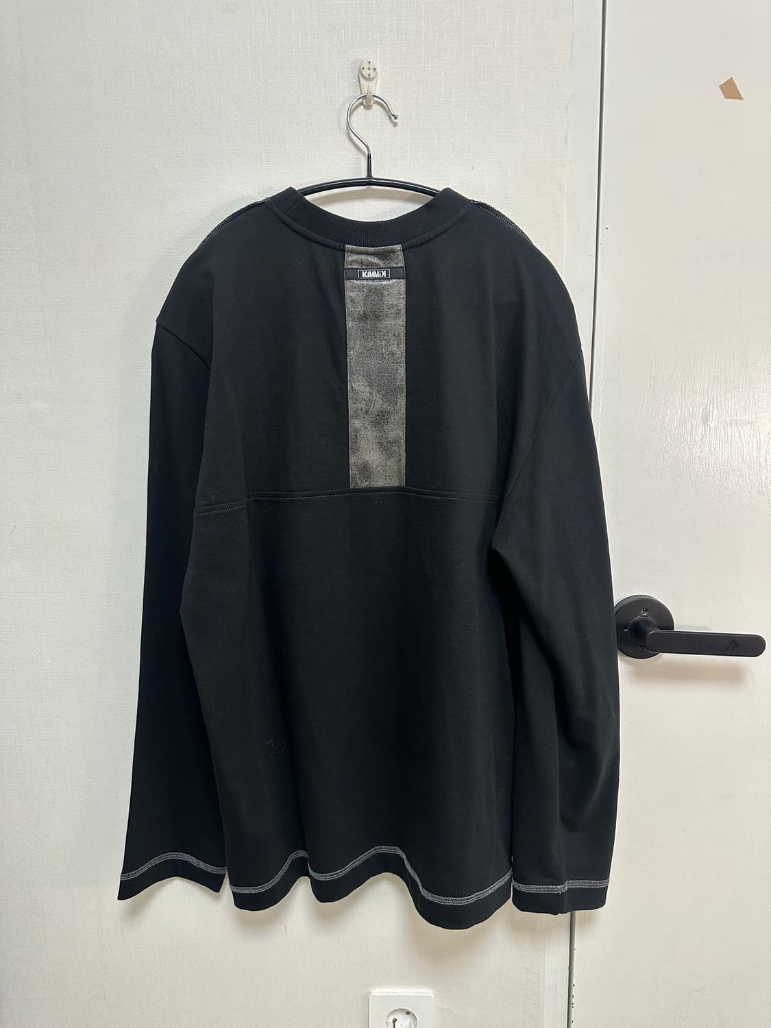 kimmick creviced patchwork long sleeve 상품이미지7