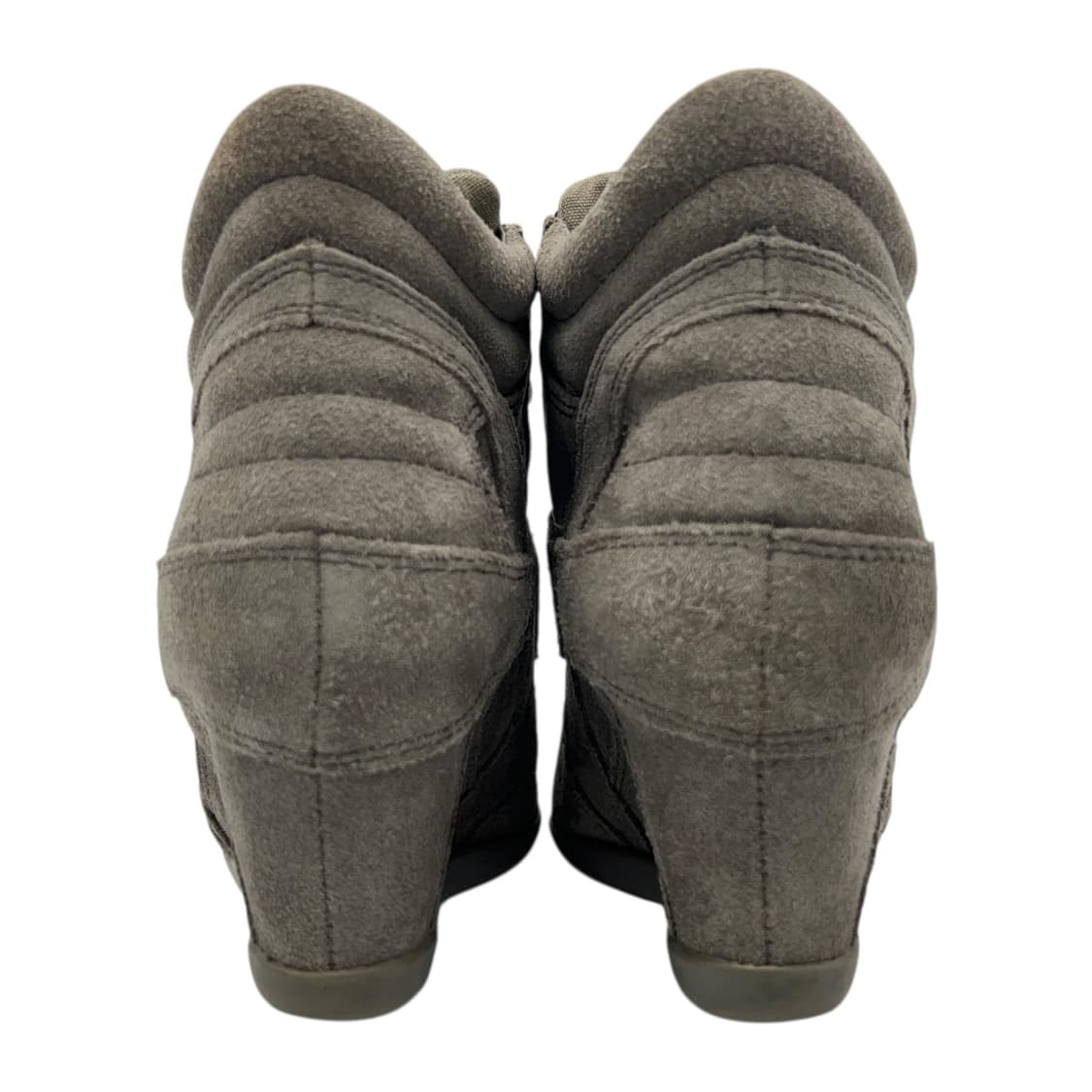 230 W 애쉬 보위 웨지힐 스니커즈 스웨이드 그레이 (EU36) 상품이미지5