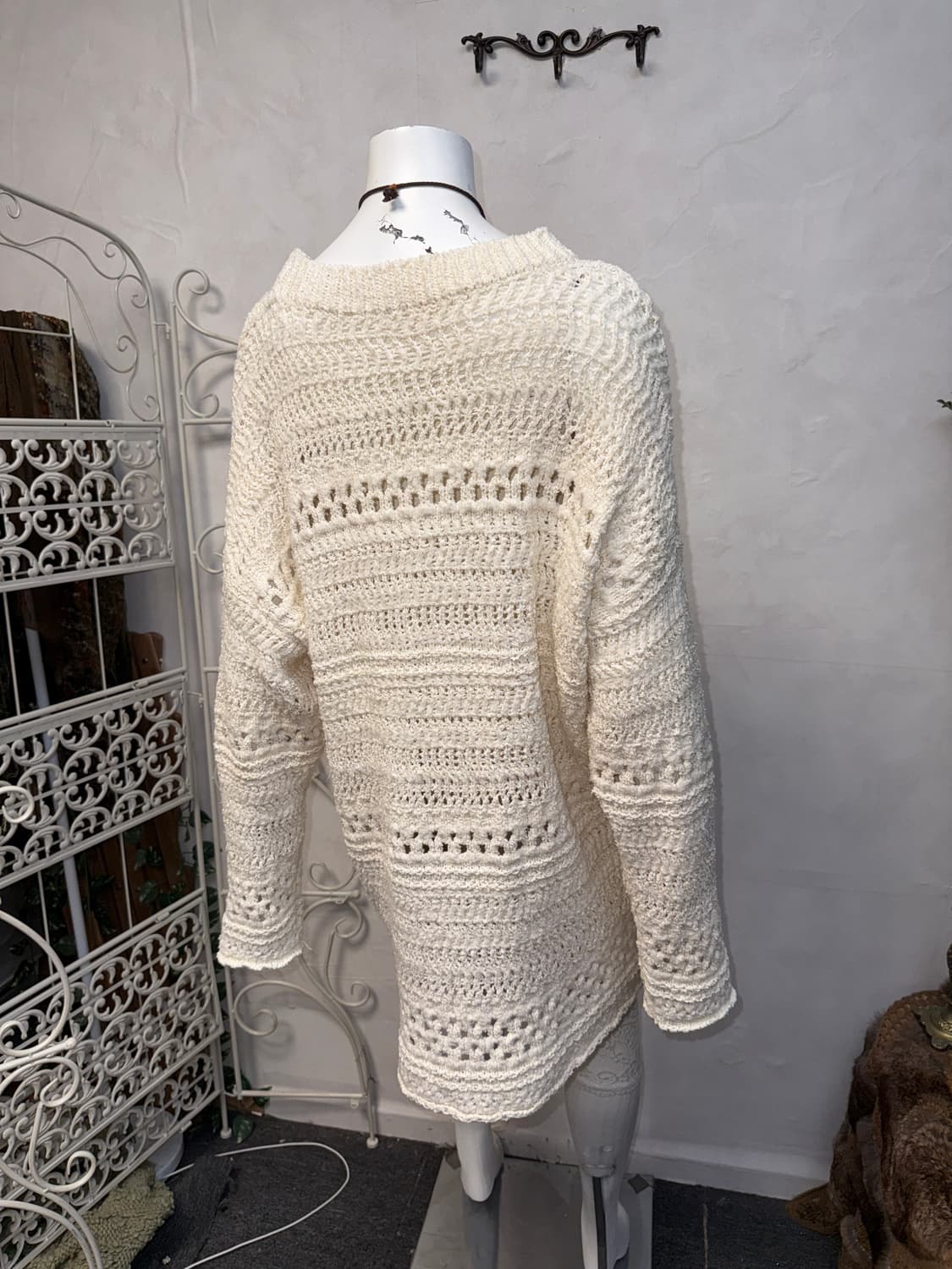 Ivory over loose knit ops 상품이미지2