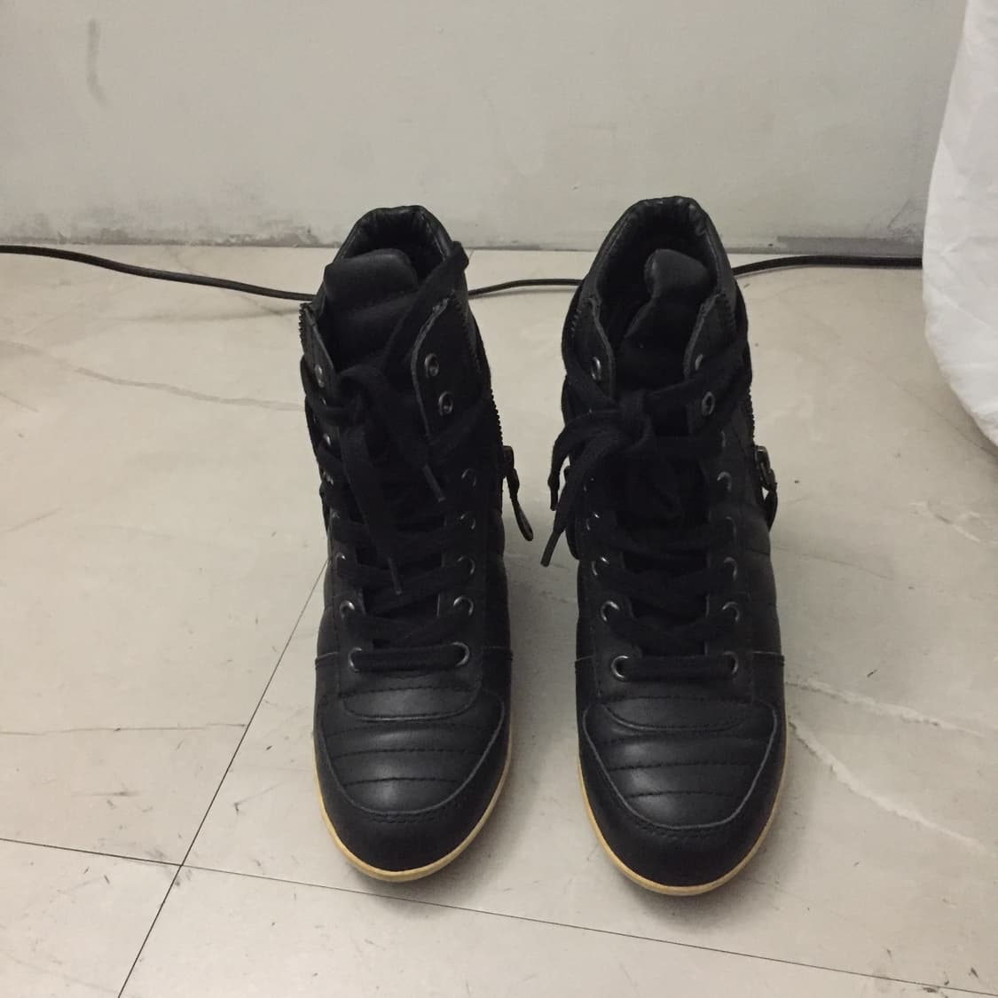 Ash 아쉬 레더 하이탑 웨지 스니커즈 상품이미지3