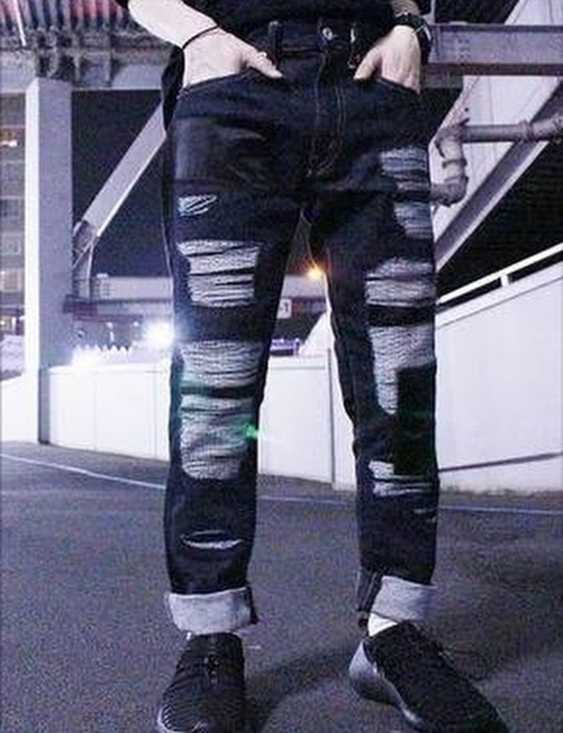 준야 와타나베 - 15FW 믹스드 패치 진 상품이미지8