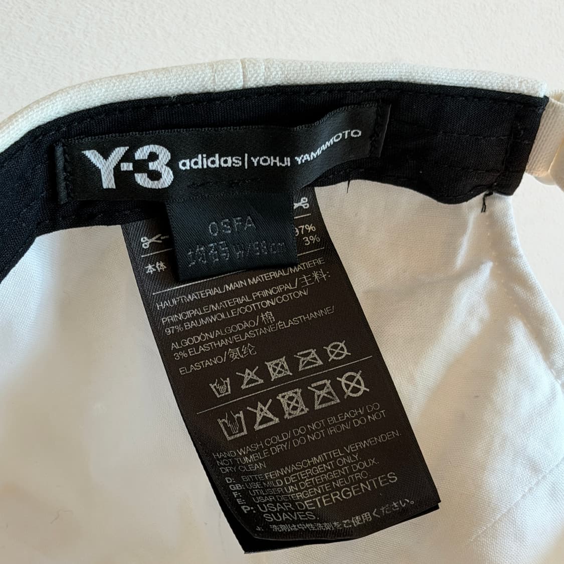 Y-3 Adidas X Yohji Yamamoto ball cap 상품이미지5