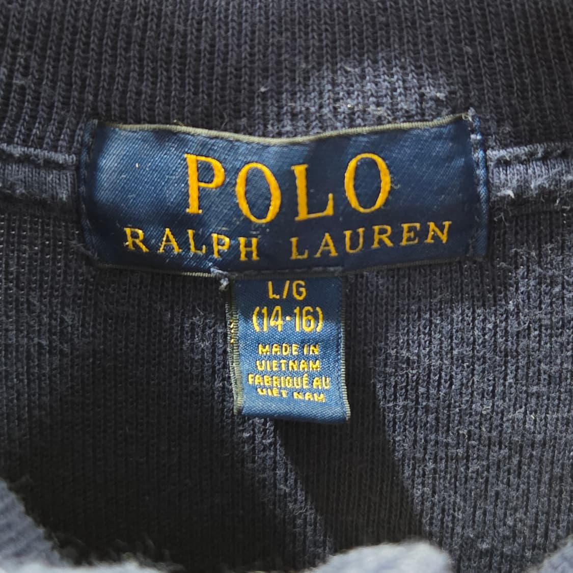 폴로랄프로렌 보이즈 코튼 풀오버 하프집업 L/14/16 상품이미지3