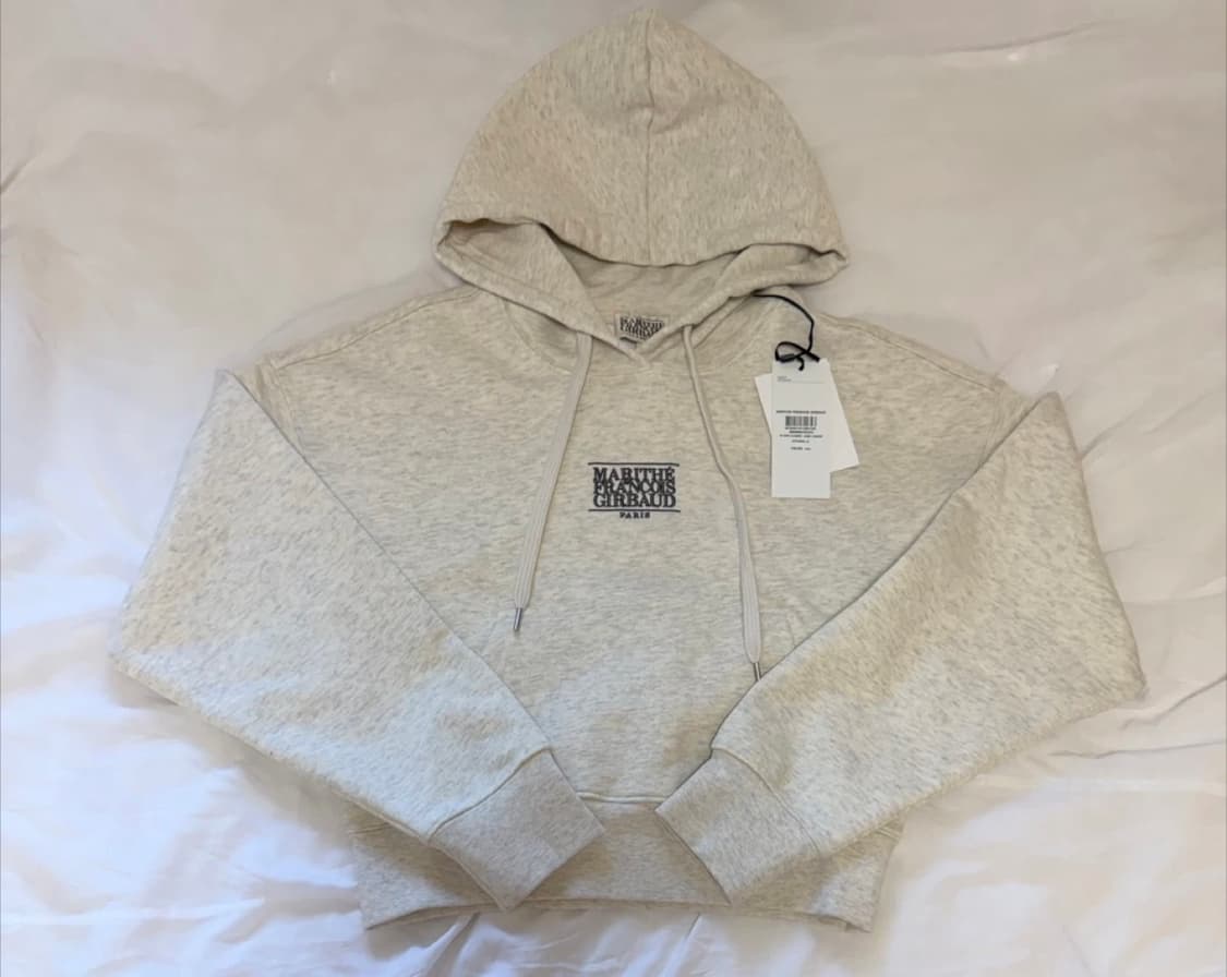 [새 상품] 마리떼 크롭 후드티 s 상품이미지4