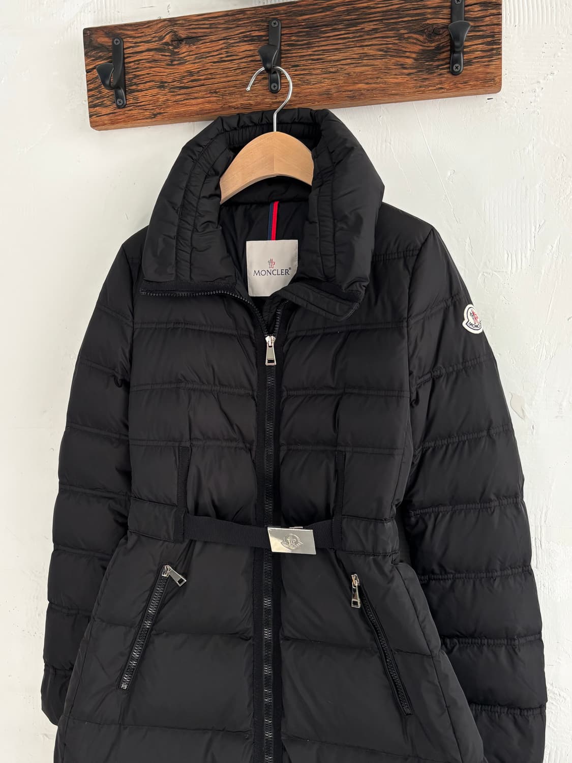 MONCLER 몽클레르 퓨어구스다운 벨티드 우먼 패딩코트 상품이미지2