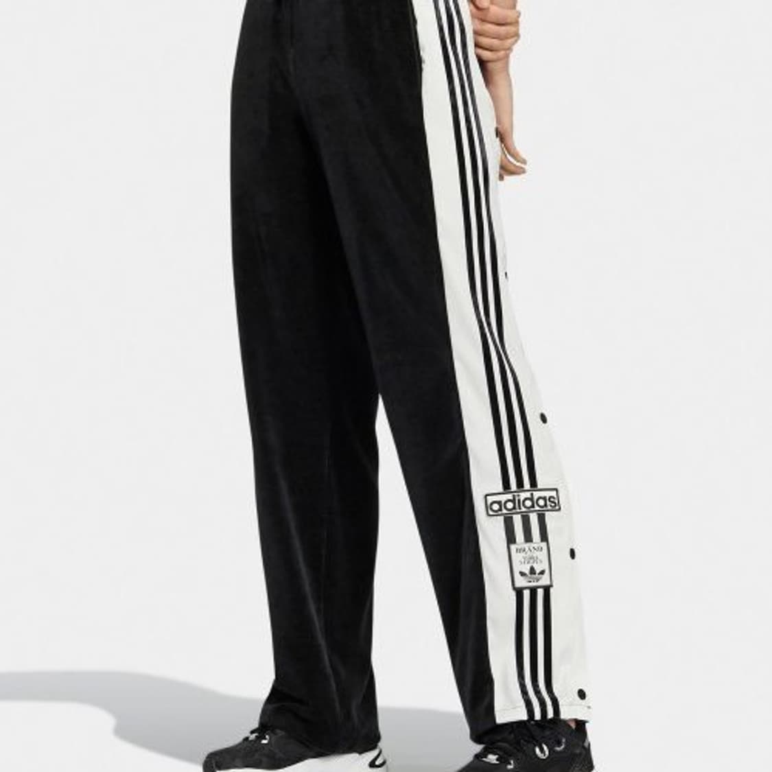 S 아디다스 아디브레이크 벨루어 벨벳 버튼 트랙팬츠 상품이미지1